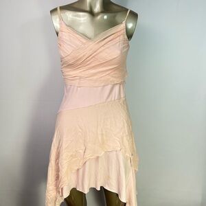 Vintage Guess Collection Elegant Pink Spaghetti Strap Dress